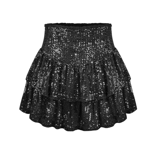 Jupe Sequin paillettée avec doublure