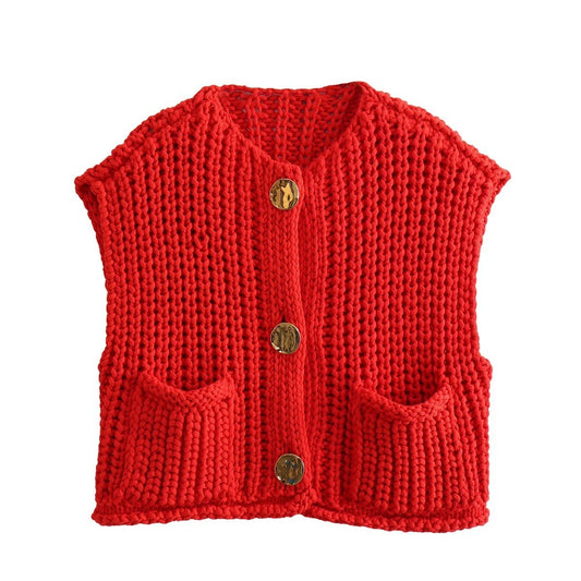 Gilet en maille Anaelle